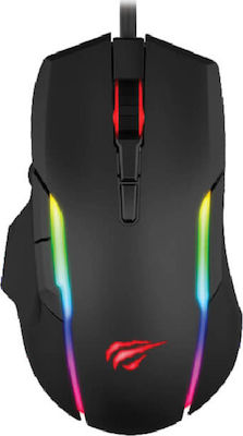 Havit MS1012 RGB Gaming Gaming Maus 4800 DPI Schwarz