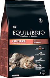 Equilibrio Preference Dry Food for Adult Cats with Salmon 2kg