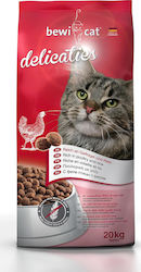 Bewi Cat Delicaties Dry Food for Adult Cats with Poultry 20kg