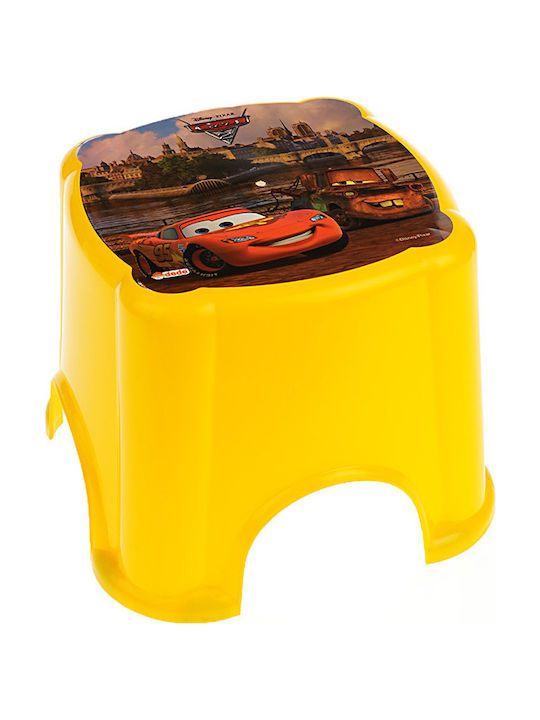 Stool Cars Yellow 01800 26x26x20cm