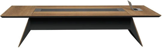 Τραπέζι Συνεδριάσεων Proline 240x130x75εκ. Καφέ