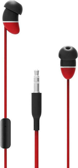 Allocacoc Earbeans Bass In-ear Handsfree with 3.5mm Connector Red