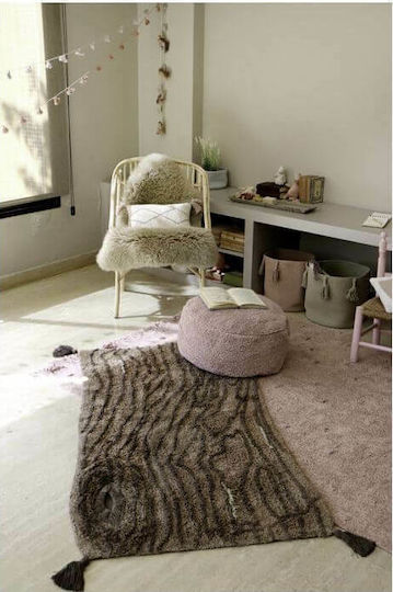Пуф Болстър Водоустойчив Chill Vintage Nude 40x40x20см