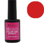 Bioshev Professional 10 Days Color Gel Effect Gloss Βερνίκι Νυχιών Μακράς Διαρκείας Κόκκινο 046 11ml