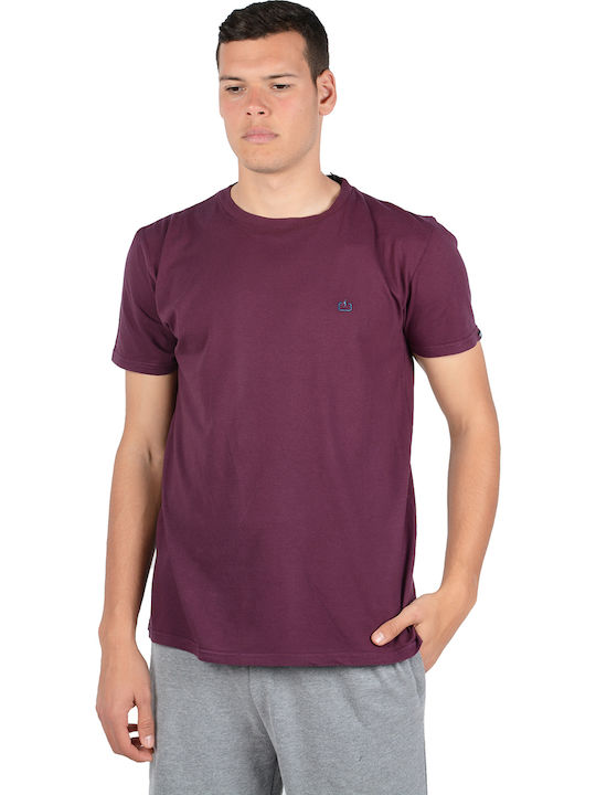 Emerson T-shirt Bărbătesc cu Mânecă Scurtă Vin