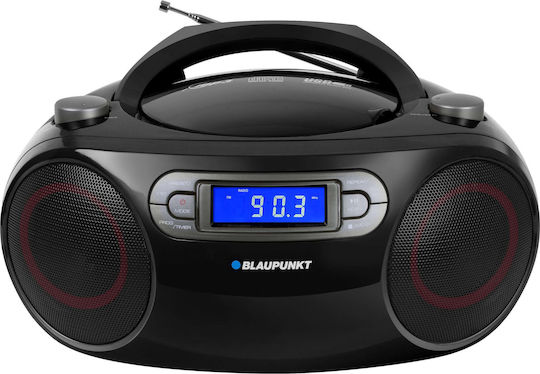 Blaupunkt Boombox BB18BK Φορητό Ηχοσύστημα με CD / MP3 / USB / Ραδιόφωνο Μαύρο