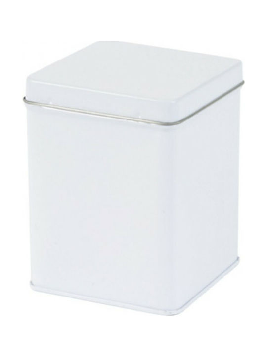 WHITE METAL BOX - 6 pcs