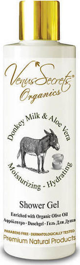 Venus Secrets Donkey Milk & Aloe Vera Αφρόλουτρο σε Gel με Γάλα Γαϊδούρας Καταπραϋντικό 250ml