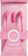 Yookie ΥΚ340 In-ear Handsfree με Βύσμα 3.5mm Ροζ