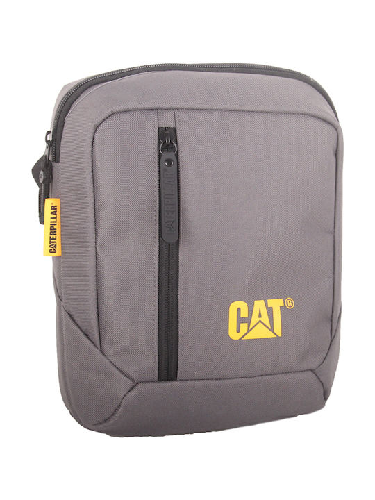 CAT Project Ανδρική Τσάντα Ώμου / Χιαστί σε Γκρ...
