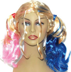 Carnival Wig with Braid Harley Multicolour