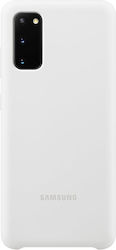 Samsung Silicone Cover Silicone Back Cover Durable White (Galaxy S20)