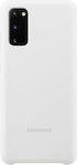 Samsung Silicone Cover Silicone Back Cover Durable White (Galaxy S20)