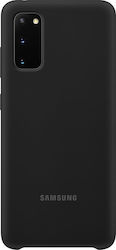 Samsung Задна корица Силикон Черен (Galaxy S20)