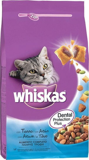 Whiskas Dental Protection Plus Adult Trockenfutter für erwachsene Katzen mit Ton 2kg