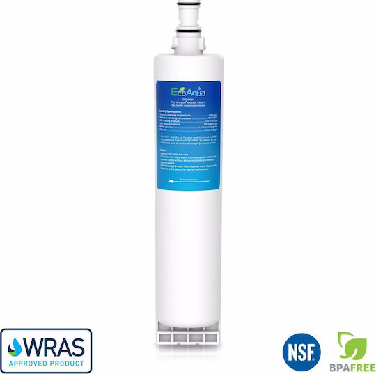 EcoAqua EFF-6002A Compact Activated Carbon External Replacement Water Filter for Kenmore / Whirlpool Refrigerator