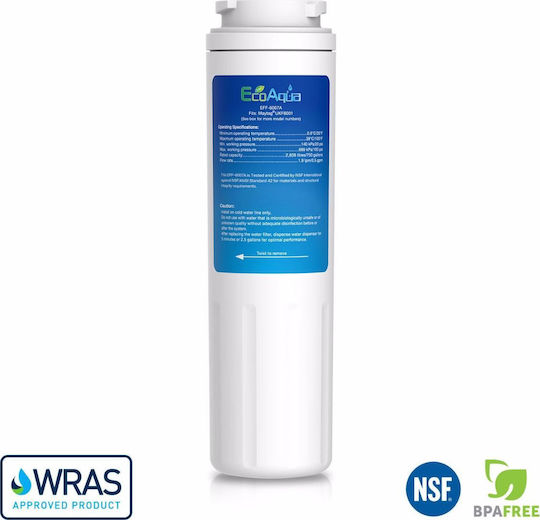 EcoAqua EFF-6007A Compact Activated Carbon External Replacement Water Filter for Kenmore Refrigerator EcoAqua EFF-6007A Compact Activated Carbon External Replacement Water Filter for Kenmore Refrigerator
