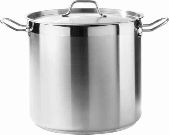 Hendi Stainless Steel Marmite Capacity 24lt with Diameter 32cm and Height 30cm.