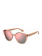 Havaianas Milagres Women's Sunglasses with Rose Gold Plastic Frame and Pink Mirror Lens MILAGRES 9R6/0J