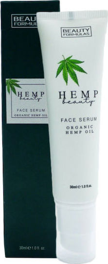 Beauty Formulas Organic Hemp Oil Oil Serum for Face 30ml