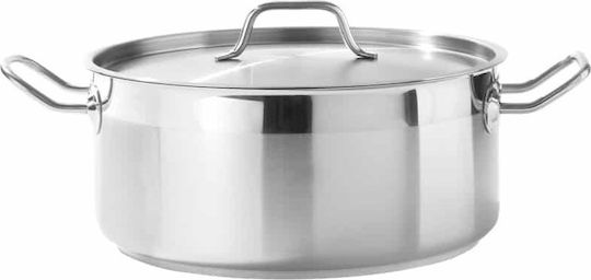 Hendi Stainless Steel Pressure Cooker Capacity 7.5lt with Diameter 28cm and Height 12cm.