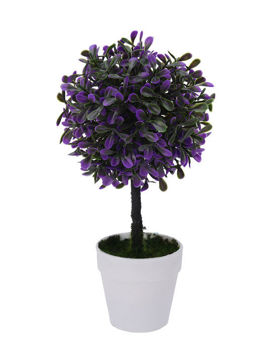 Artificial Plant in Small Pot 317002510 Purple 23cm 1pcs