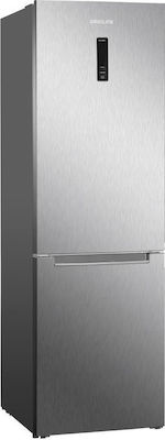 Davoline Ψυγειοκαταψύκτης 347lt NoFrost Υ195xΠ60xΒ68.5εκ. Inox