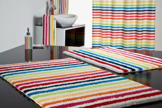 Sorema Badematte Synthetisch,Polyester/Cotton/Leather Rechteckig Shine Mehrfarbig 50x80cm