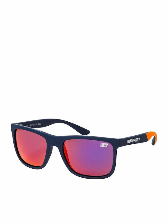 Superdry RunnerX Sunglasses Μαύρα with Acetate Frame & Red Lens Superdry RunnerX Sunglasses Μαύρα with Acetate Frame & Red Lens
