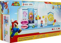 Jakks Pacific Miniature Novelty Toy Super Mario Deluxe Underwater Playset for 3+ Years Old