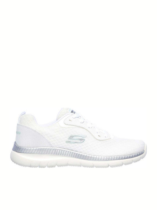 Skechers Flex Appeal 3.0 Γυναικεία Αθλητικά Παπούτσια Running Λευκά