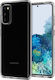 Spigen Liquid Crystal Umschlag Rückseite Silikon Transparent (Galaxy S20)