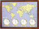 Rhythm Ceas de Perete Lemn Maro 60x43cm