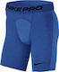 Nike Pro Ανδρικό Ισοθερμικό Σορτς Compression Μπλε