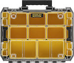 Stanley Fatmax Tstak Ταμπακιέρα Εργαλείων 10 Θέσεων με Αφαιρούμενα Κουτιά Κίτρινη 44x33.3x11.9εκ.