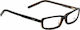 Sting Damen Acetat Brillengestell Schwarz 6280 6N2