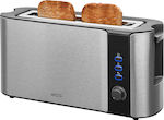 ECG ST 10630 SS ST10630SS Toaster 2 Slots 1000W Inox