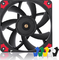 Noctua NF-A12x15 Chromax.Black.Swap Case Fan 120mm (1850rpm / 55.44cfm) Without LED Lighting and 4-Pin PWM Connection