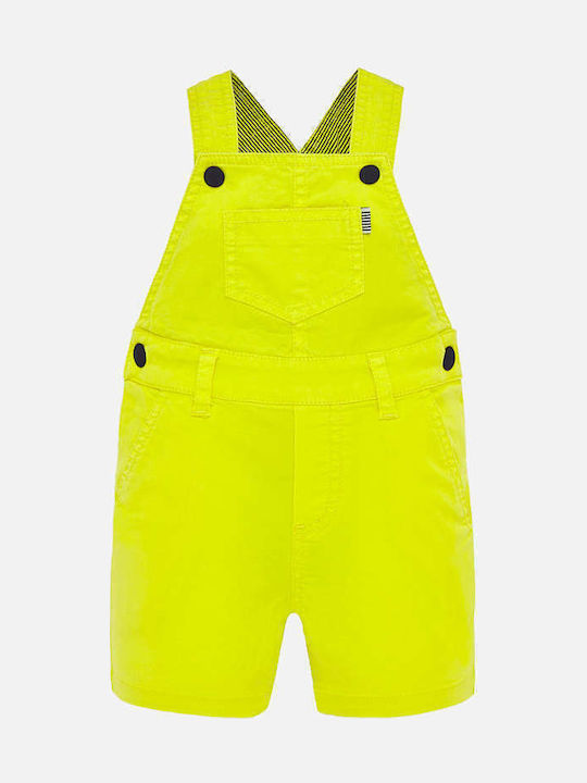 Salopetă Copii din Material Textil Galbenă