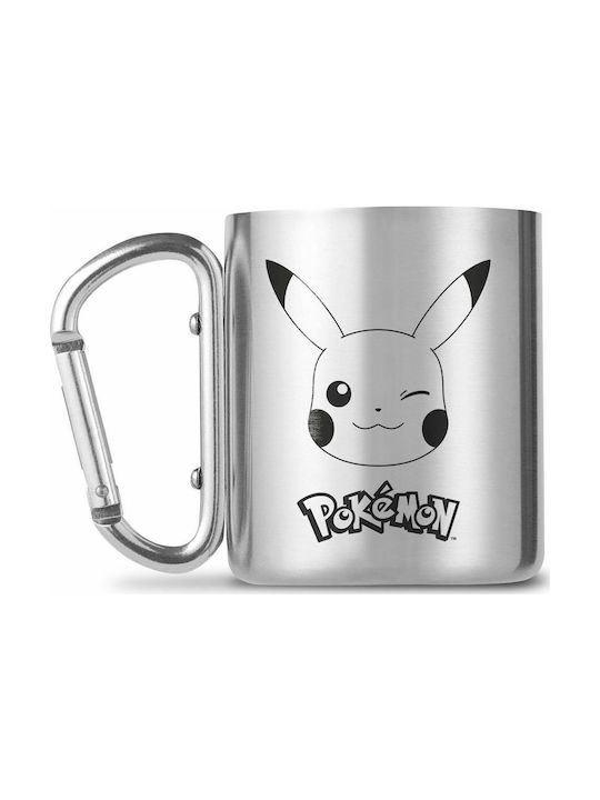 GB eye Pokemon Μεταλλική Κούπα Pikachu Cană Metalic Argint 250ml 1buc