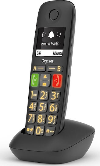 Gigaset E290HX Handset Cordless IP Phone Μαυρο