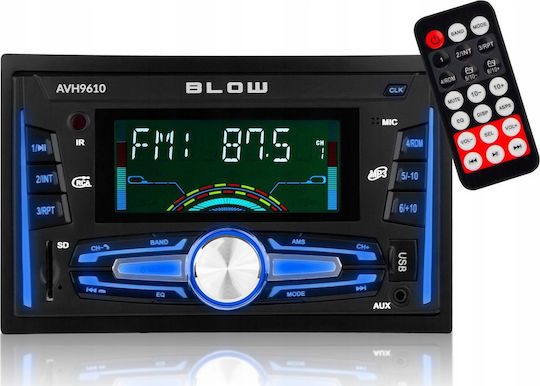 Blow Ηχοσύστημα Αυτοκινήτου 2DIN (Bluetooth/USB/AUX)