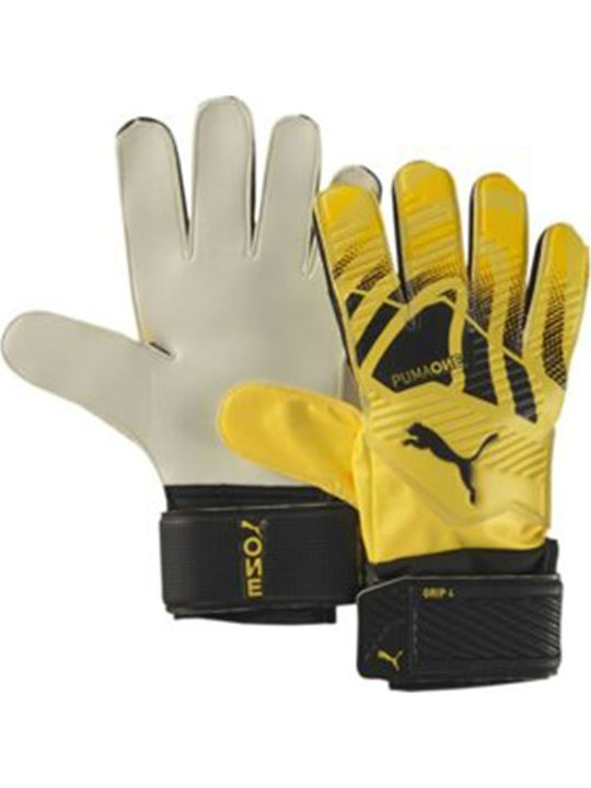 PUMA One Grip 4 RC Γάντια Τερματοφύλακα Παιδικά Κίτρινα