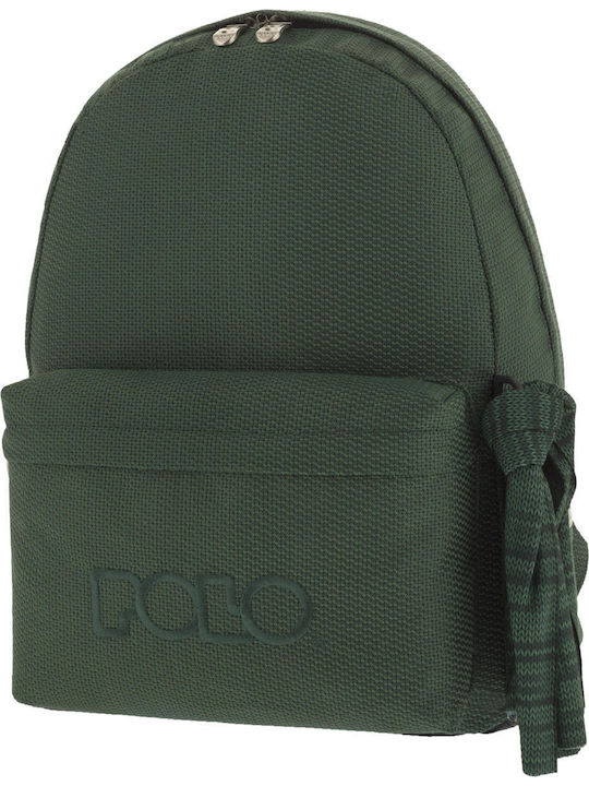 Polo Original Knit School Bag Backpack Junior High-High School in Green color 23lt 2020