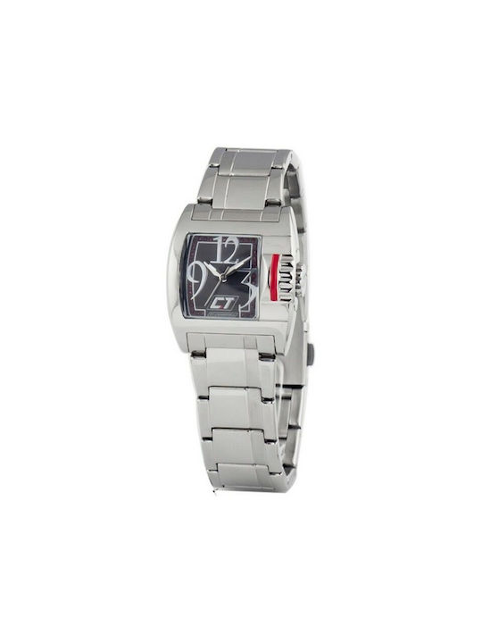 Chronotech Watch with Silver Metal Bracelet CC7042B-02M