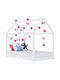 Παιδικό Κρεβάτι Τύπου Montessori Μονό για Στρώμα 90x200cm Λευκό House