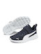 Anzarun Lite AC PS Kids Sports Shoes Running with Hoop & Loop Closure Black