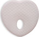 Kikka Boo Βρεφικό Μαξιλάρι Ύπνου Memory Foam Ergonomic Heart Λευκό 44x24εκ.