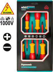Whirlpower Σετ 6 Κατσαβίδια Ηλεκτρολόγου 1000V