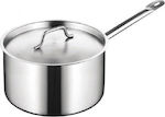 GTSA Stainless Sauce Pan Capacity 3.8lt with Diameter 20cm and Height 12cm.